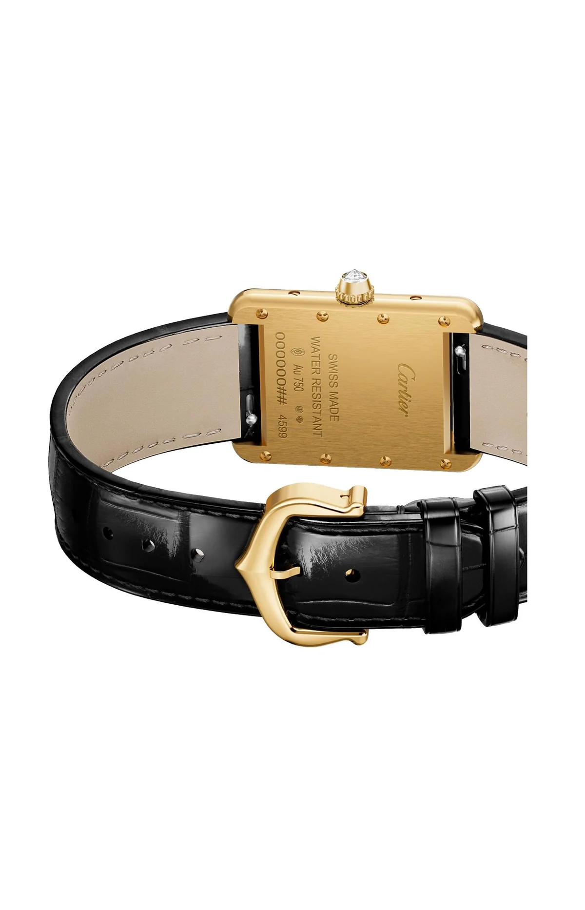 Tank Louis Cartier, Modello Piccolo, Oro Rosa, Diamanti, 2