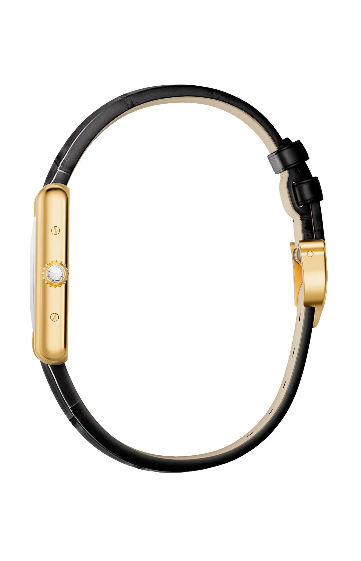 Tank Louis Cartier, Modello Piccolo, Oro Rosa, Diamanti, 3