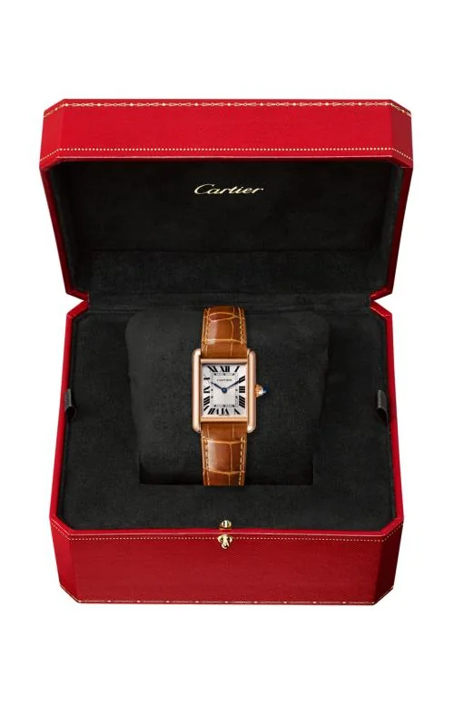 Tank Louis Cartier Watch Small Model, Pink Gold, 2