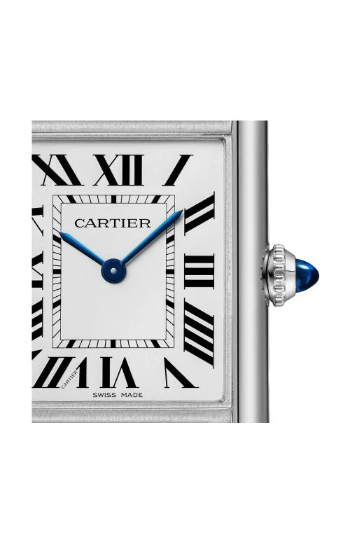 Tank Must De Cartier, Modello Grande, Acciaio, Solarbeat™ 2