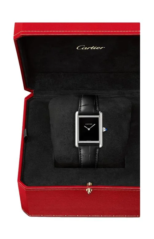 Tank Must De Cartier, Modello Grande, Acciaio, 2