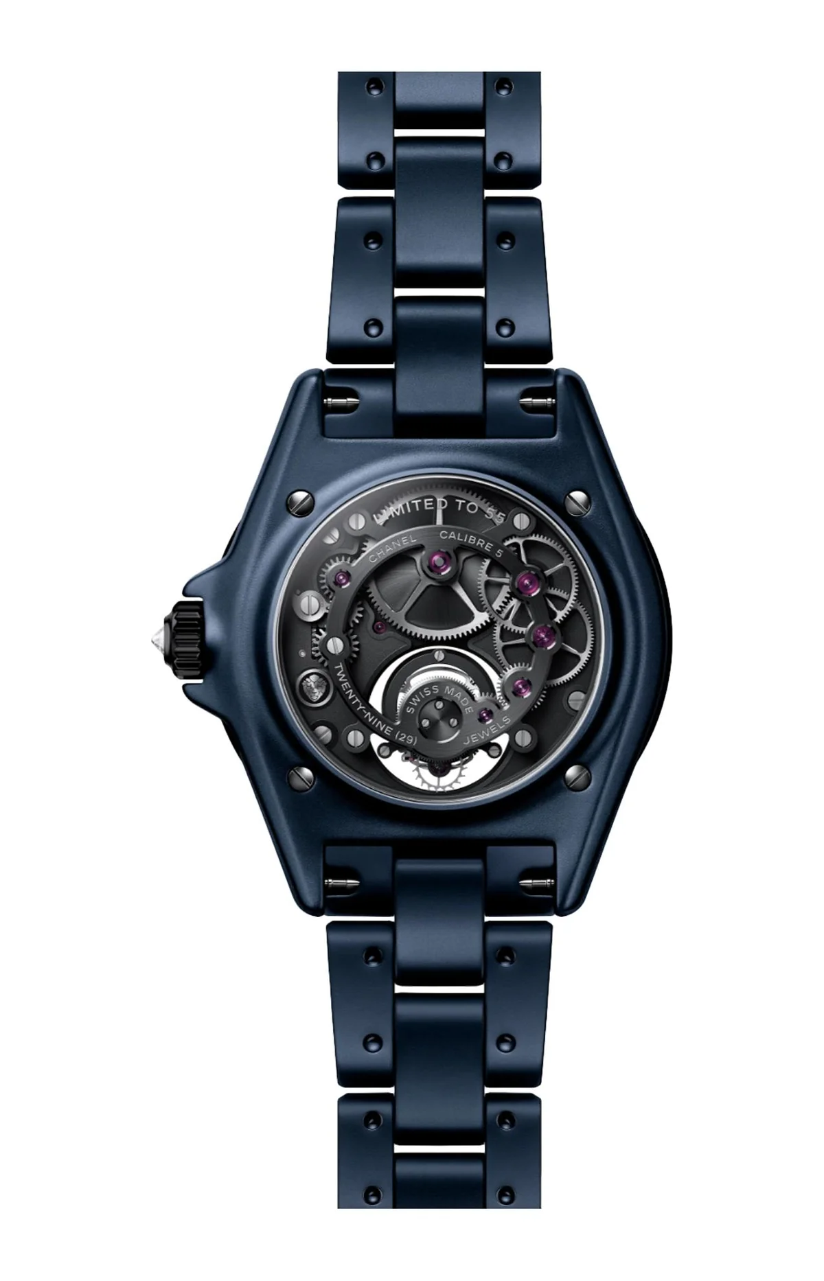 J12 Bleu Diamond Tourbillon, 38 Mm - Limited 2