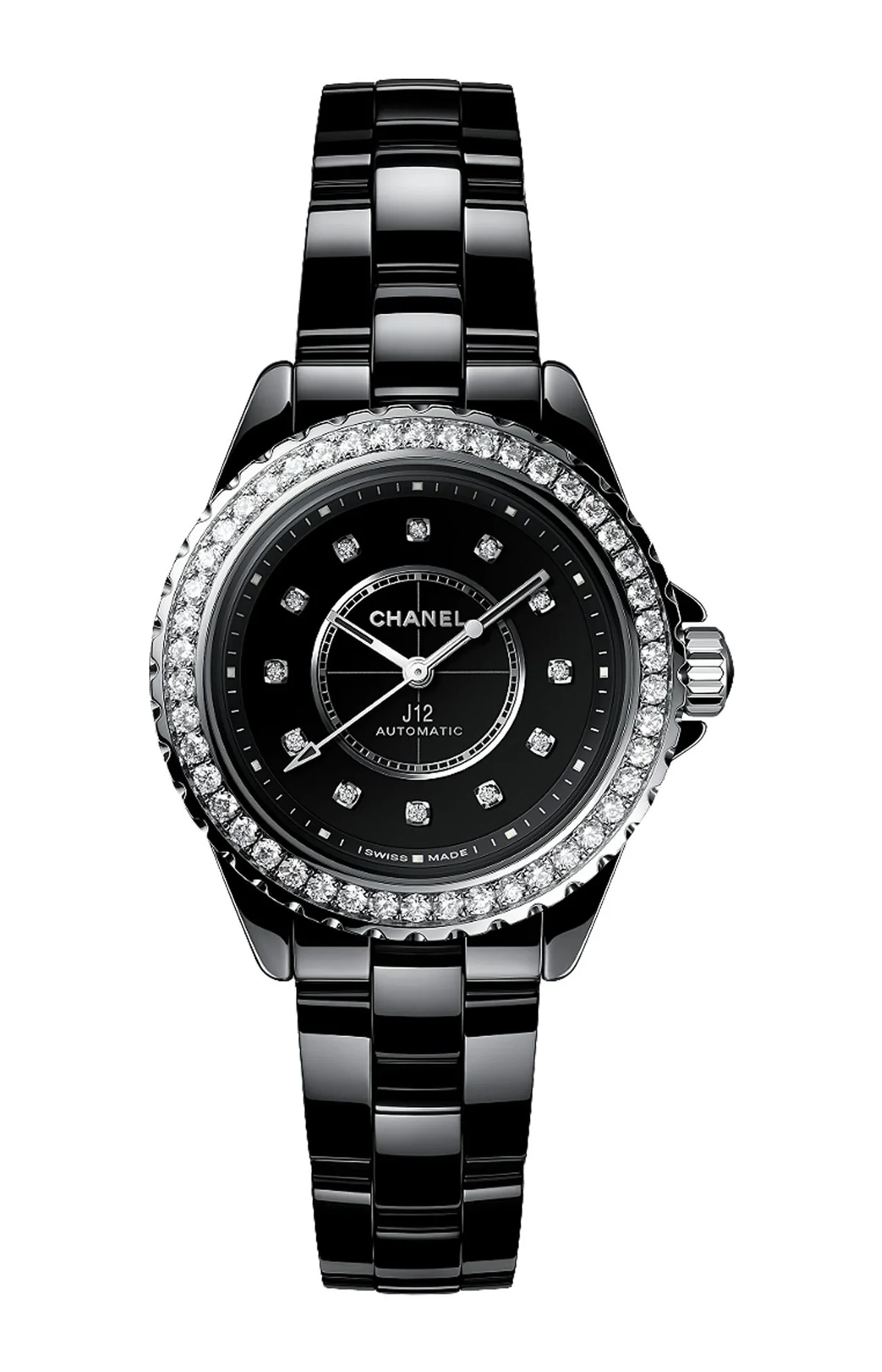 J12 Con Lunetta Di Diamanti Calibro 12.2, 33 Mm