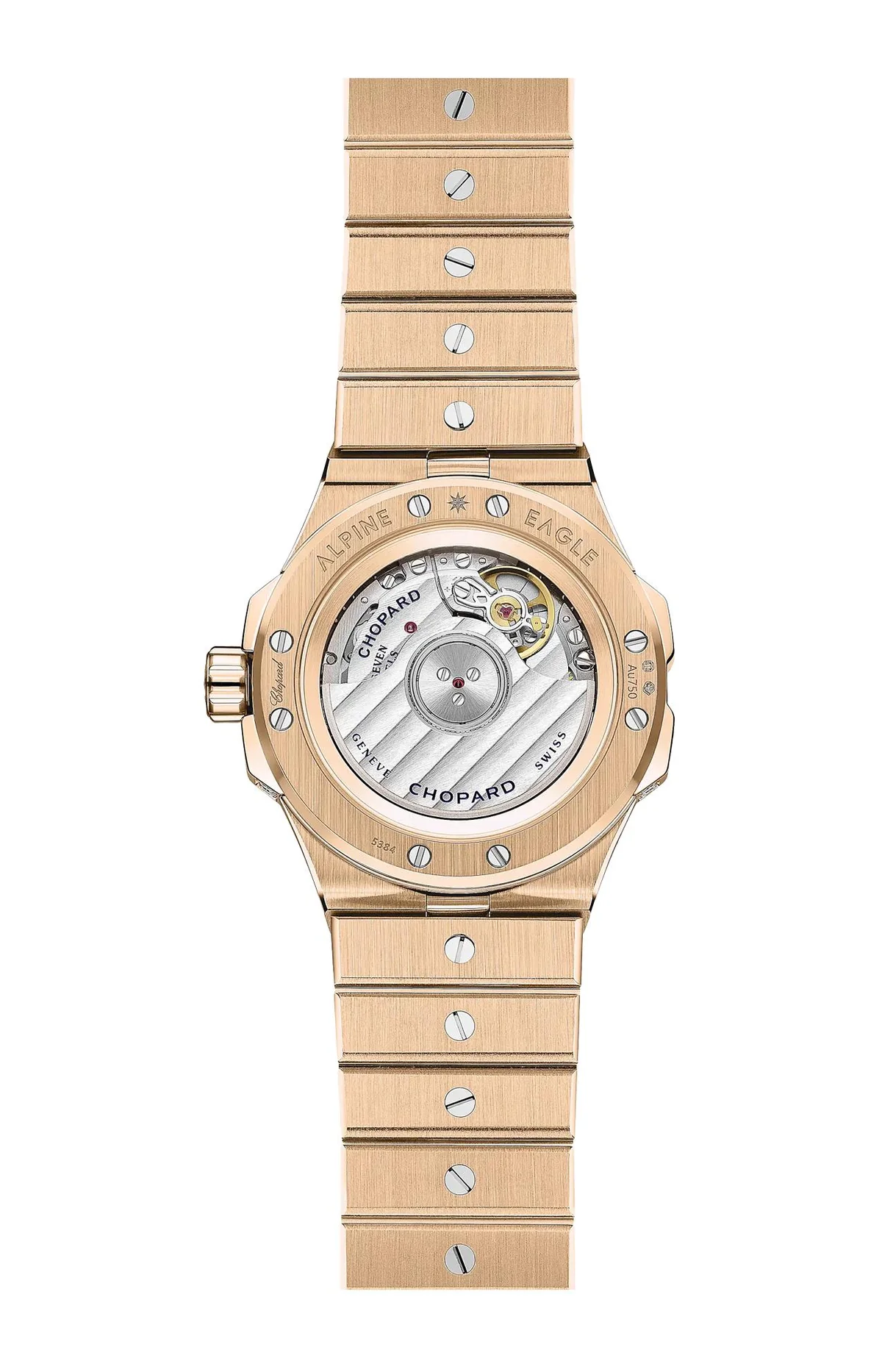 Alpine Eagle 33 Frozen 33 Mm, Automatico, Oro Rosa Etico, Diamanti, Zaffiri 2