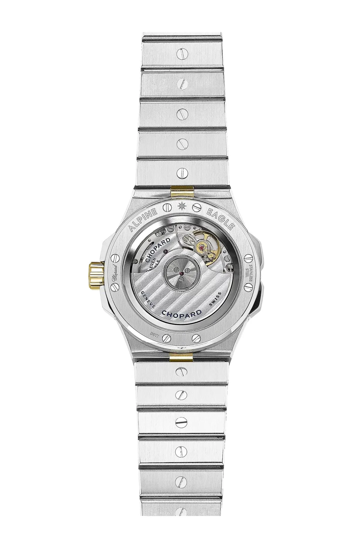 Alpine Eagle 33 Mm, Automatico, Oro Giallo Etico, Lucent Steel™, Diamanti 2
