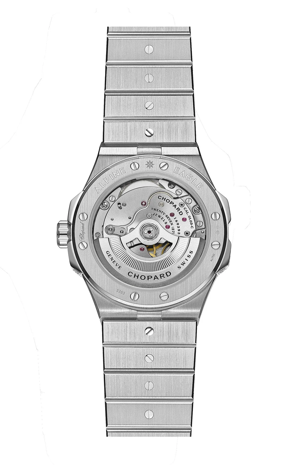 Alpine Eagle 41 Mm, Automatico, Oro Bianco Etico, Diamanti, Zaffiri 2
