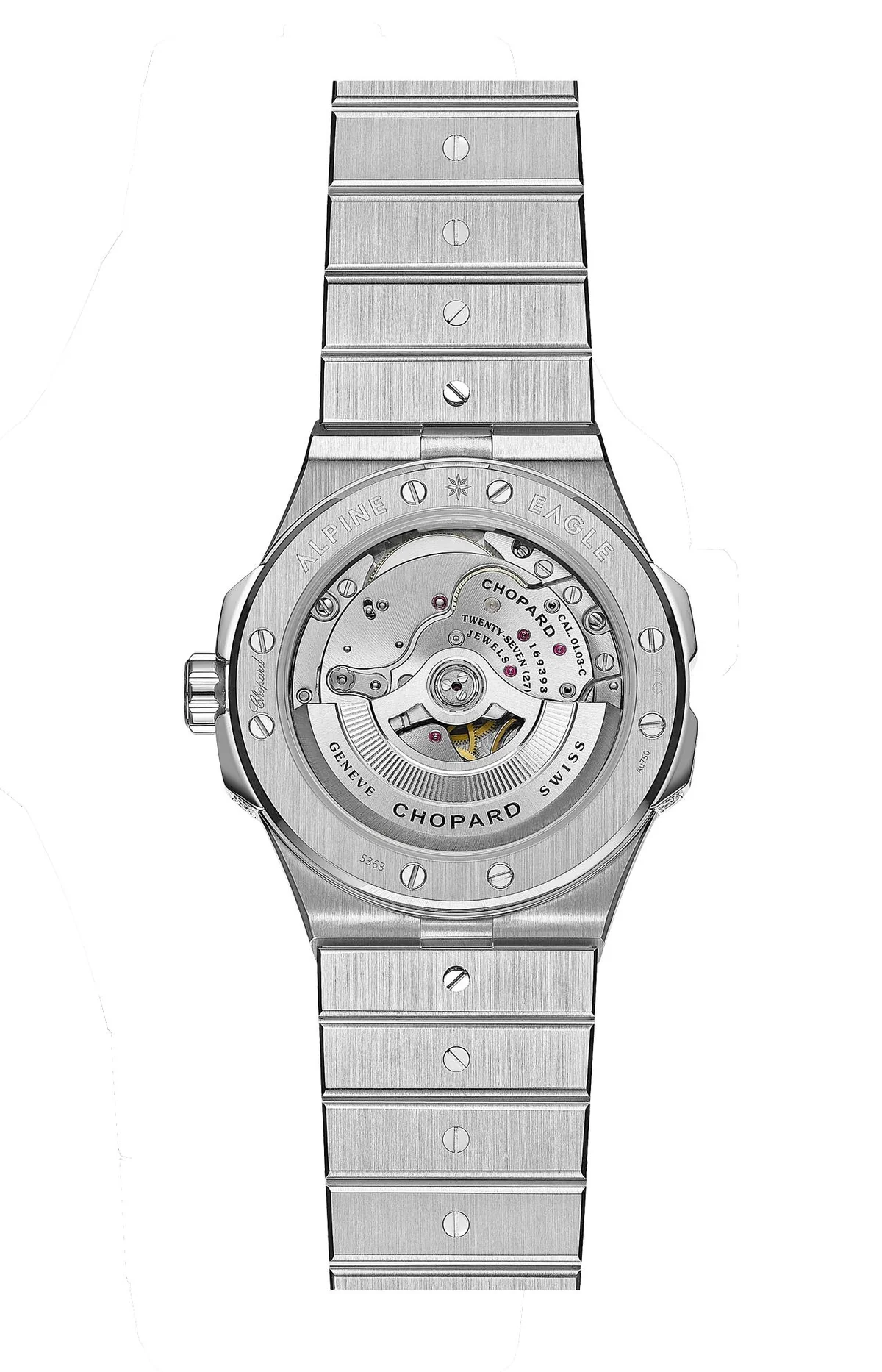 Alpine Eagle 41 Mm, Automatico, Oro Bianco Etico, Diamanti, Zaffiri 2