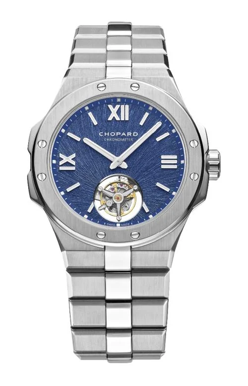 Alpine Eagle Flyibg Tourbillon 41 Mm, Automatico, Lucent Steel™