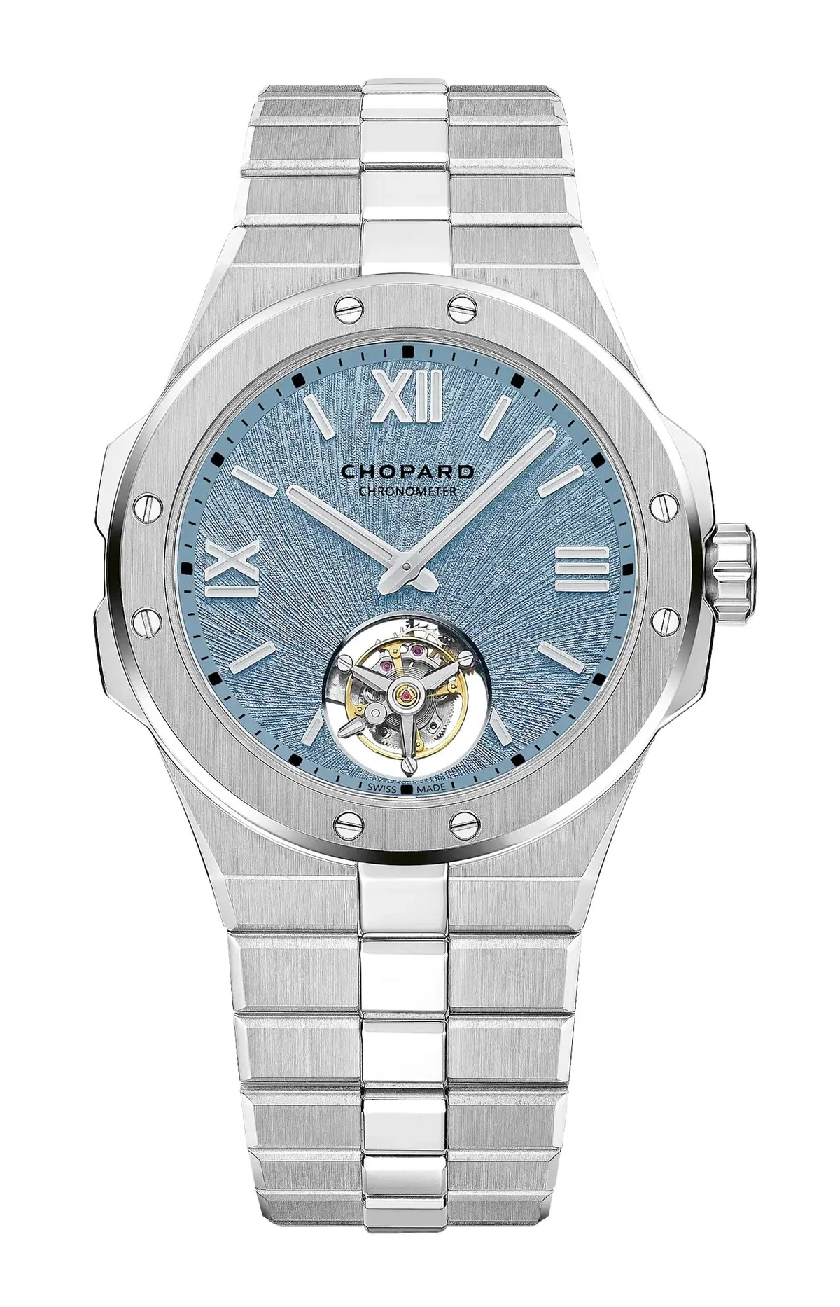 Alpine Eagle Flying Tourbillon 41 Mm, Automatico, Lucent Steel™
