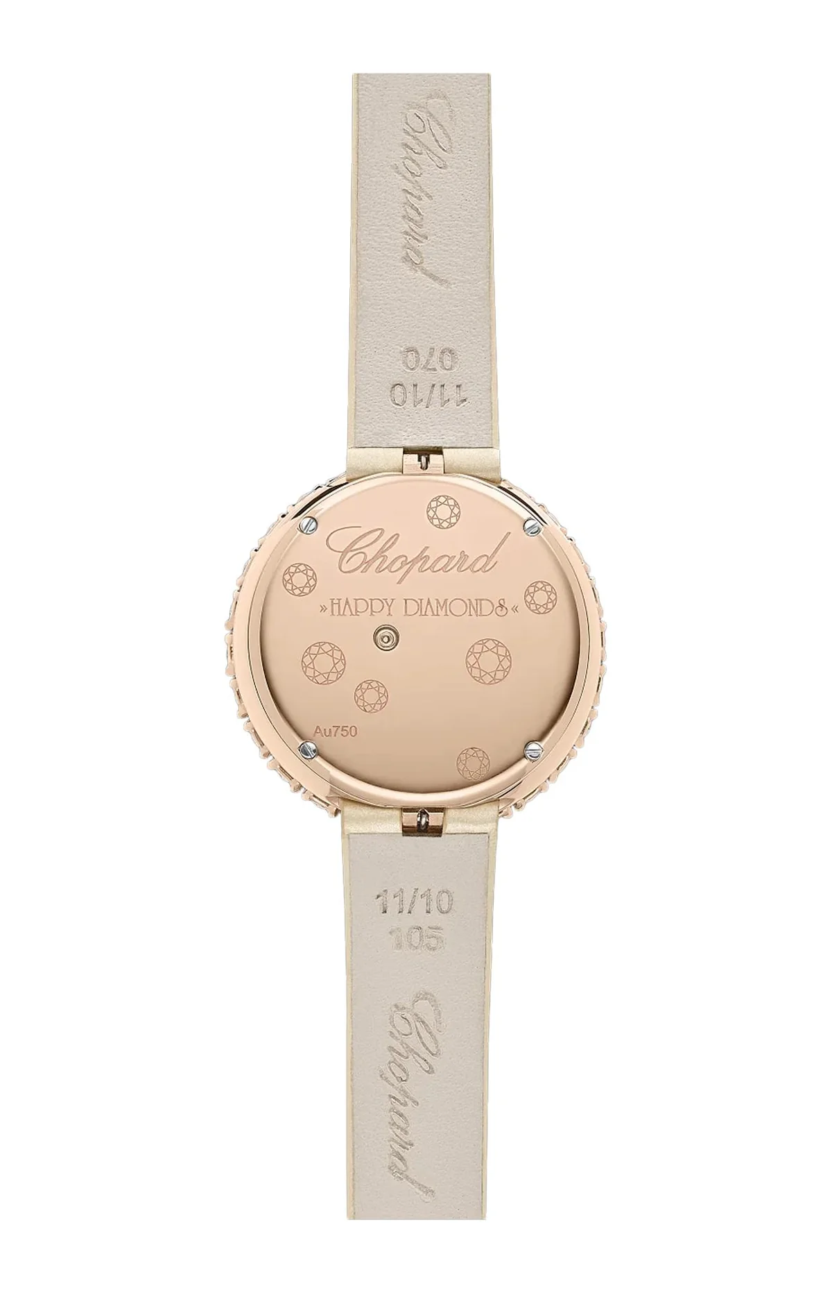 Happy Diamonds Joaillerie 29 Mm, Quarzo, Oro Rosa Etico, Diamanti 2