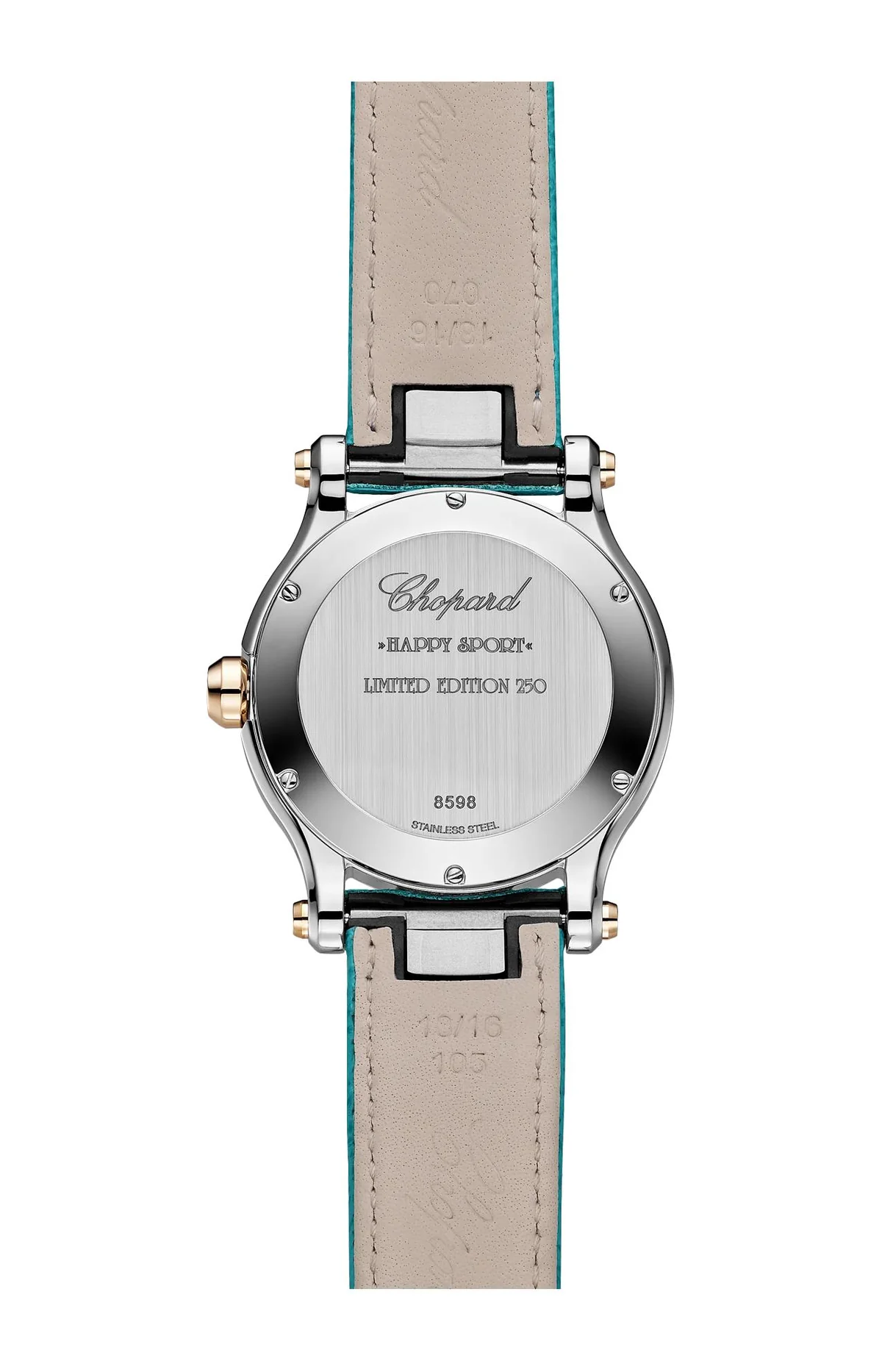 Happy Fish 36 Mm, Quarzo, Oro Rosa Etico, Lucent Steel™, Diamanti - Limited Edition 2