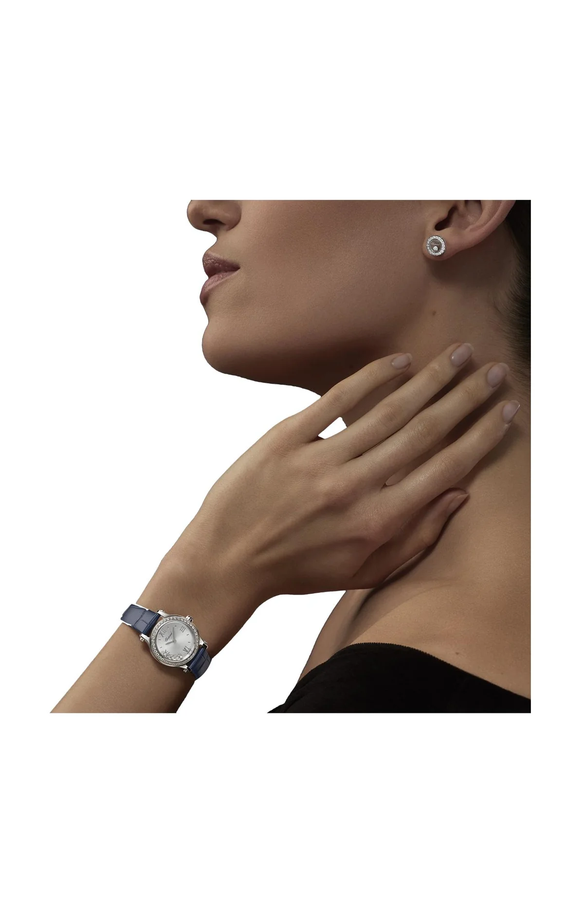 Happy Sport 25 Mm, Quarzo, Lucent Steel™, Diamanti 5