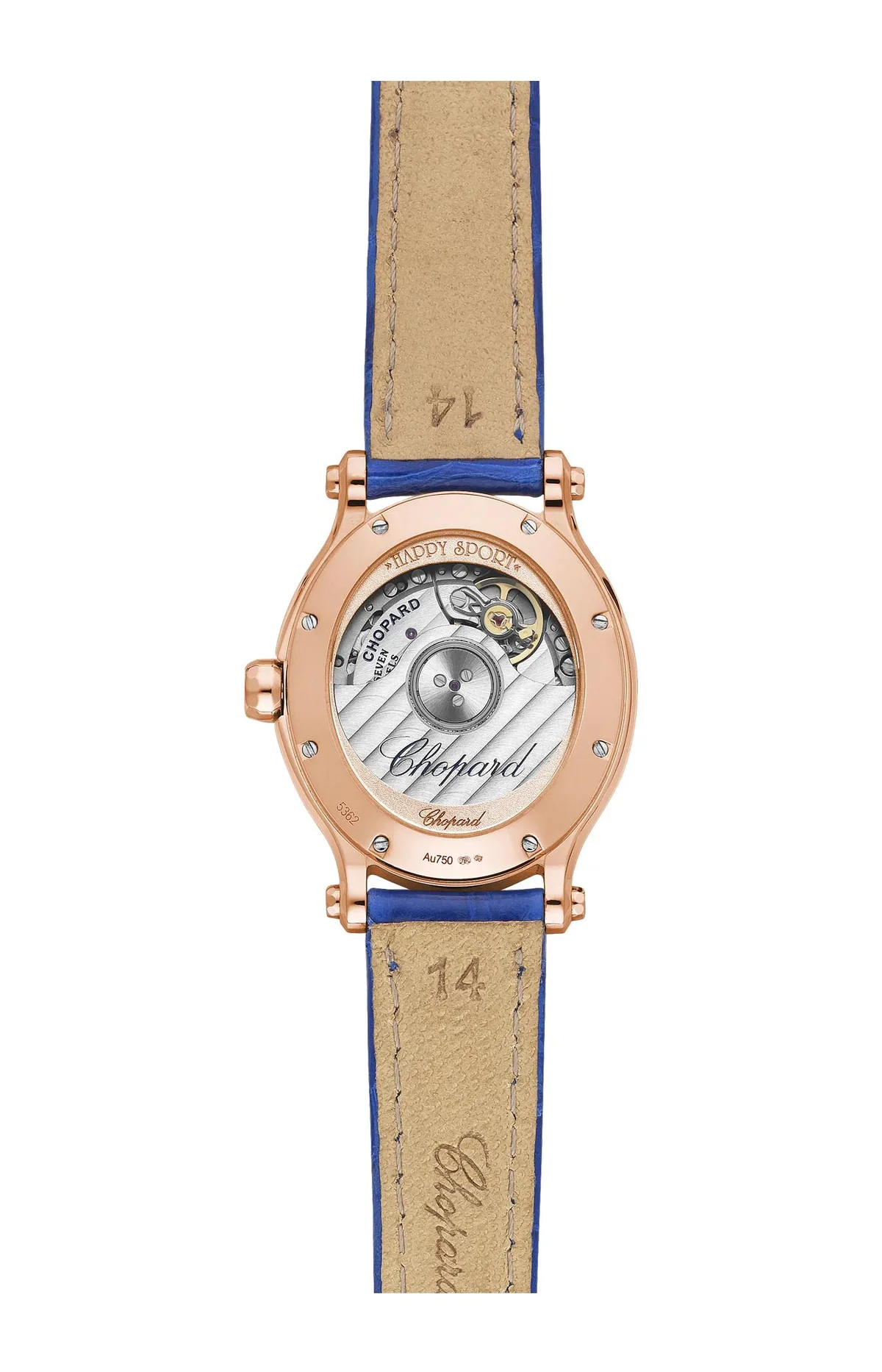 Happy Sport 29 X 31 Mm, Automatico, Oro Rosa Etico, Diamanti 2