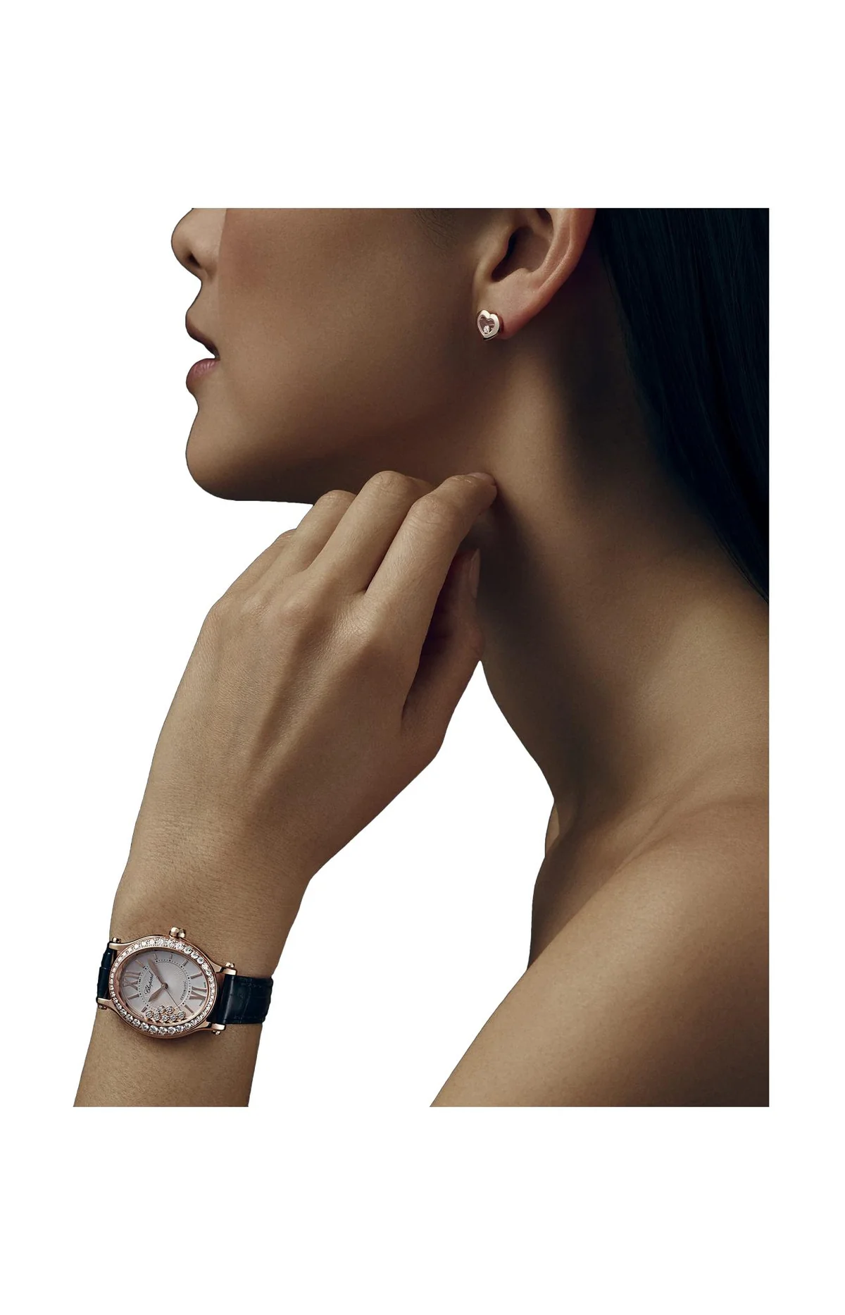 Happy Sport 29 X 31 Mm, Automatico, Oro Rosa Etico, Diamanti 5