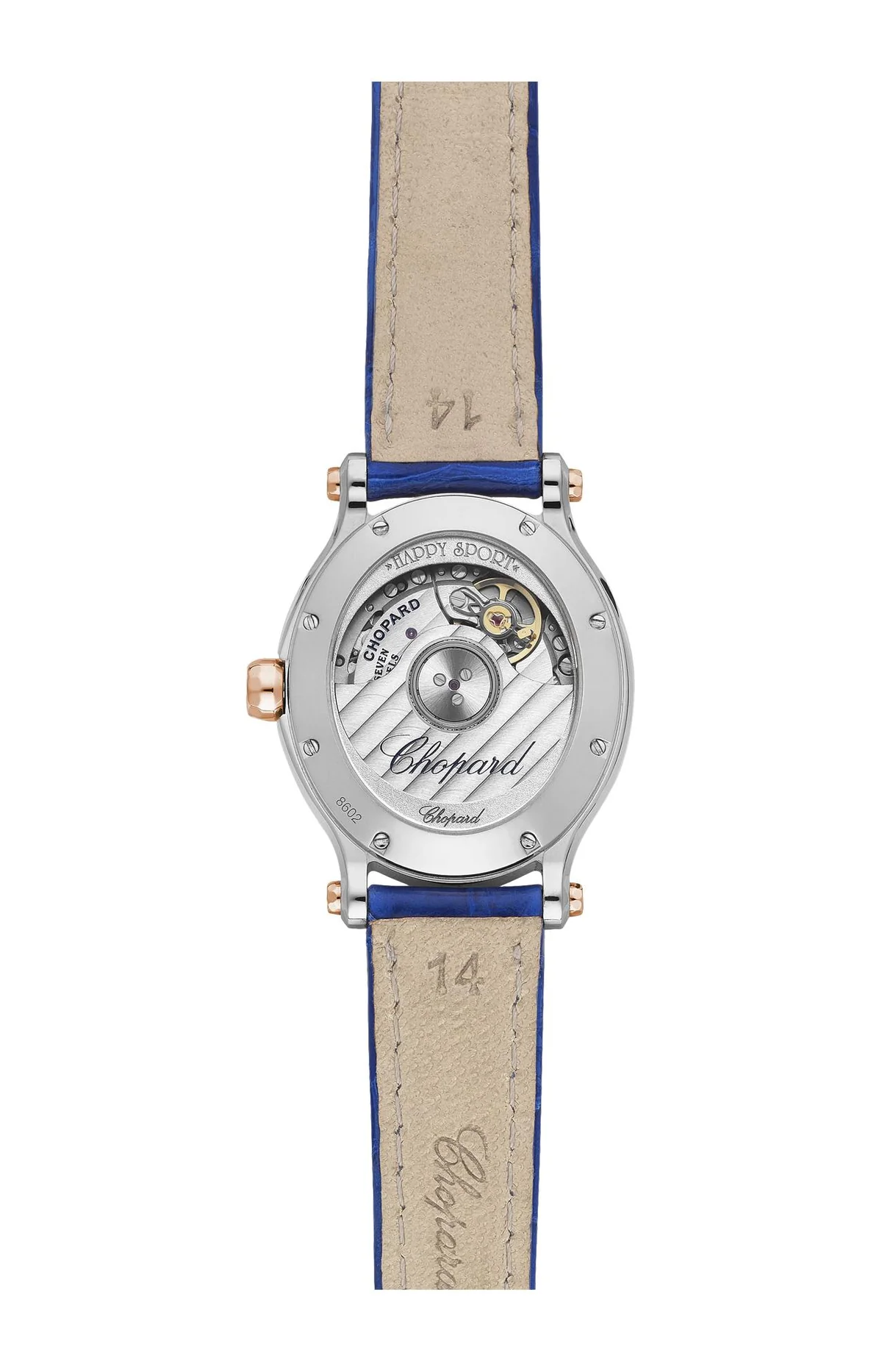 Happy Sport 29 X 31 Mm, Automatico, Oro Rosa Etico, Lucent Steel™, Diamanti 2