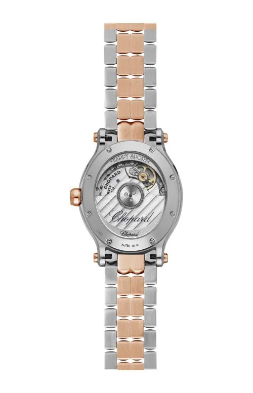 Happy Sport 29 X 31 Mm, Automatico, Oro Rosa Etico, Lucent Steel™, Diamanti 2