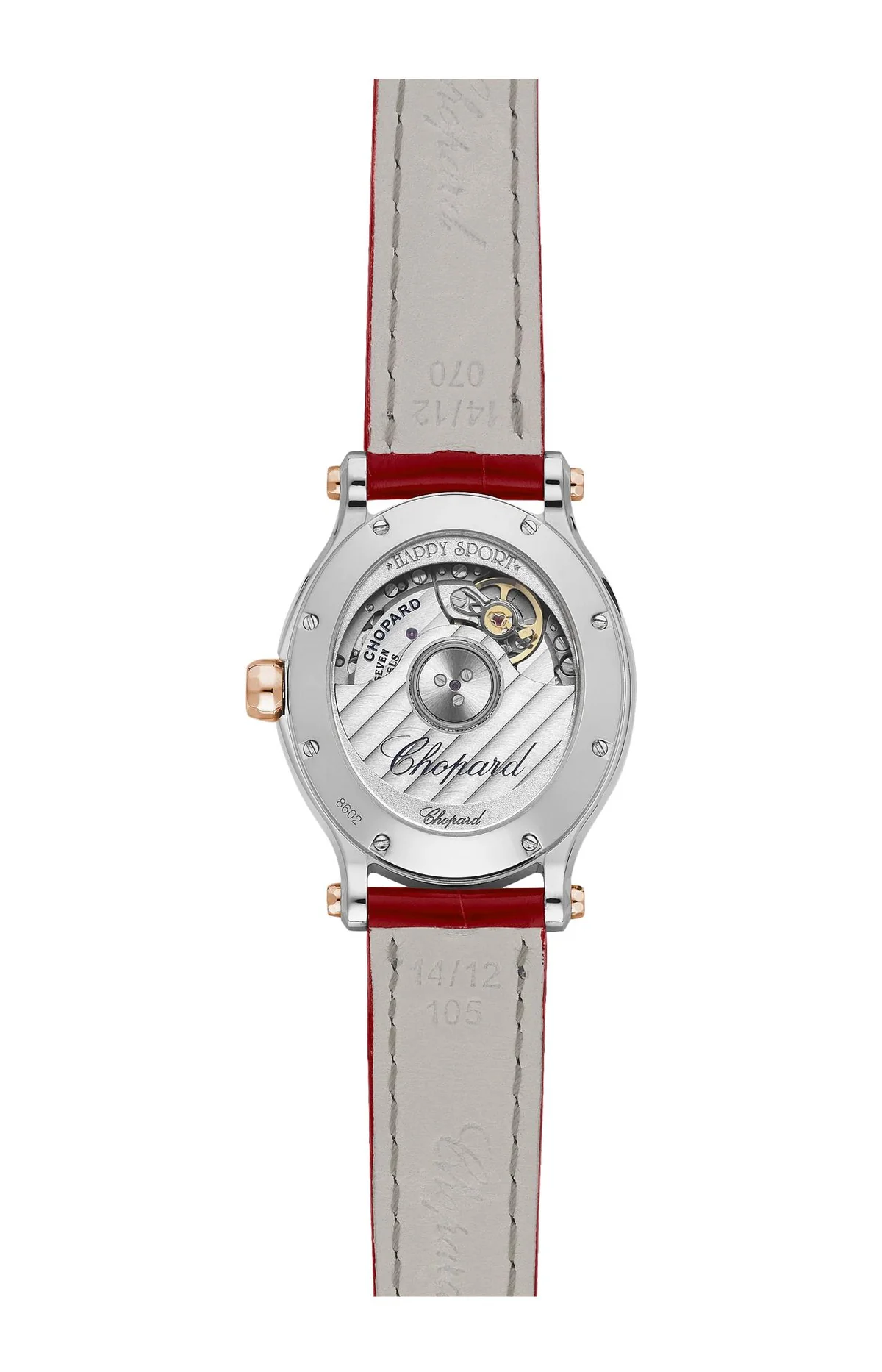 Happy Sport 29 X 31 Mm, Automatico, Oro Rosa Etico, Lucent Steel™, Diamanti 2