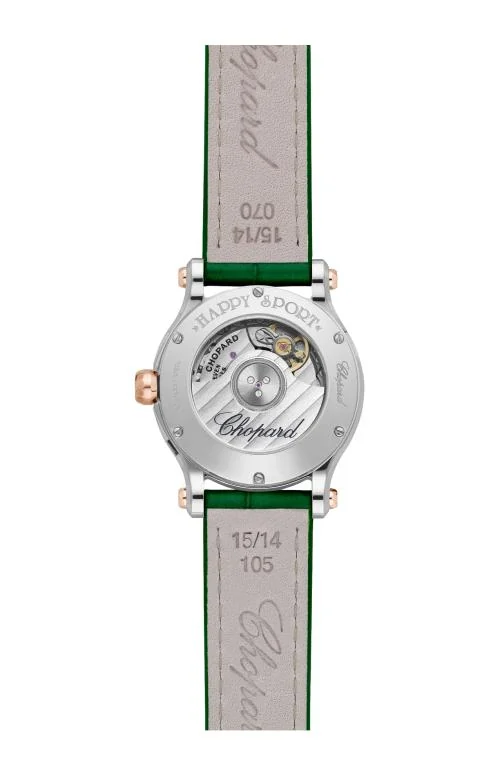 Happy Sport 30 Mm, Automatico, Oro Rosa Etico, Lucent Steel™, Diamanti 2
