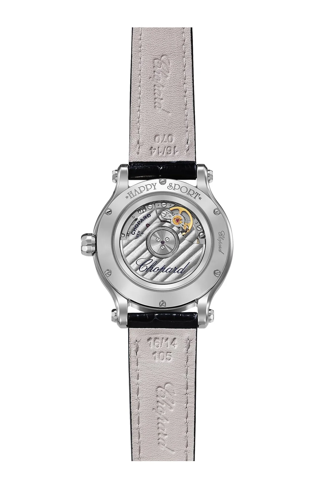Happy Sport 33 Mm, Automatico, Lucent Steel™, Diamanti 2