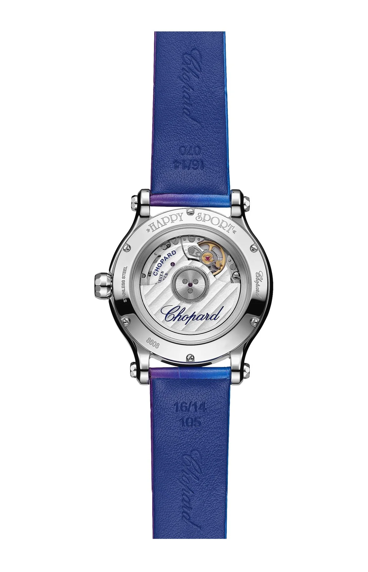 Happy Sport 33 Mm, Automatico, Lucent Steel™, Diamanti 2