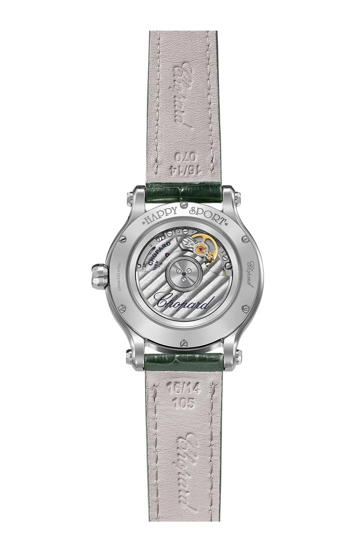 Happy Sport 33 Mm, Automatico, Lucent Steel™, Diamanti 2