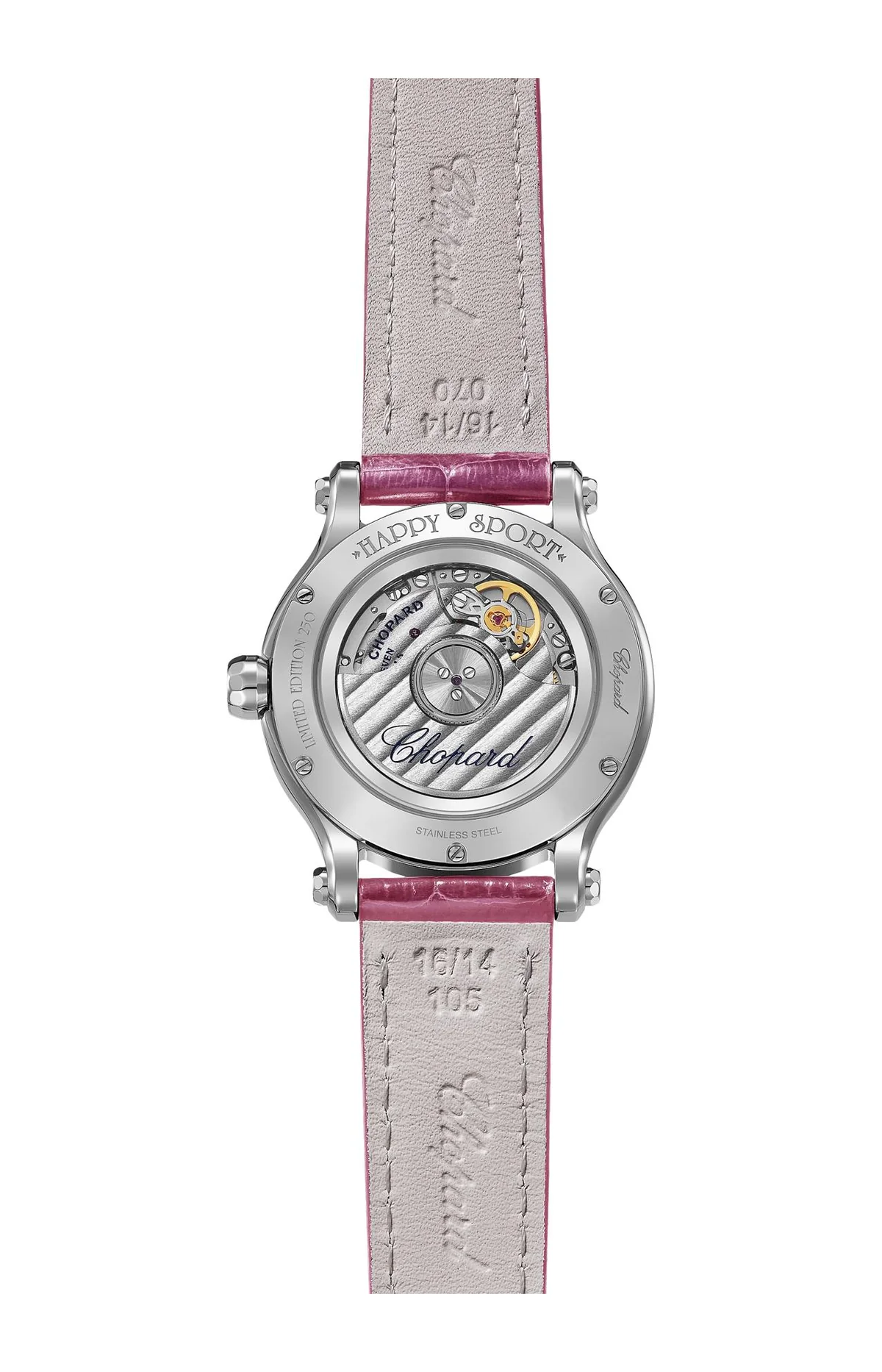 Happy Sport 33 Mm, Automatico, Lucent Steel™, Diamanti, Tormaline - Limited Edition 2