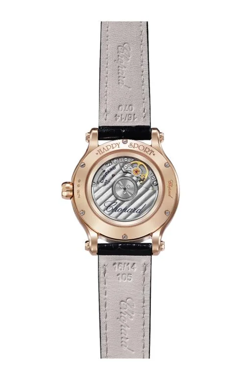 Happy Sport 33 Mm, Automatico, Oro Rosa Etico, Diamanti 2