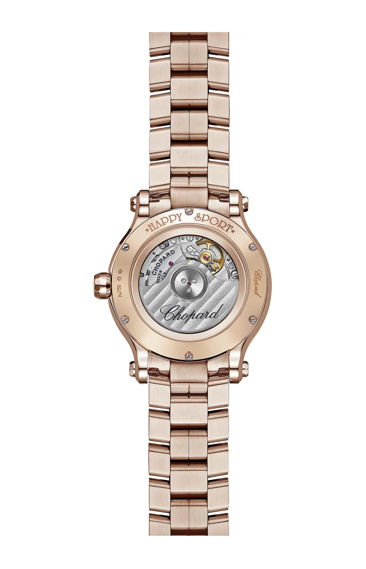 Happy Sport 33 Mm, Automatico, Oro Rosa Etico, Diamanti 2