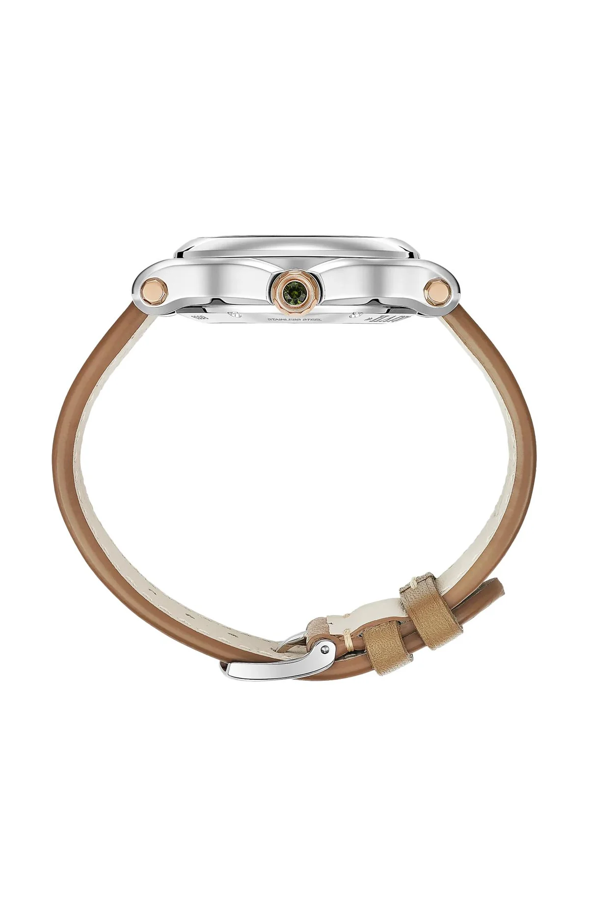Happy Sport 36 Mm, Oro Rosa Etico, Lucent Steel™, Diamanti 3