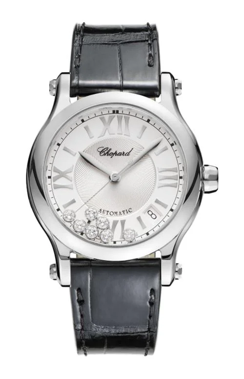 Happy Sport 36Mm, Automatico, Acciaio Inox, Diamanti