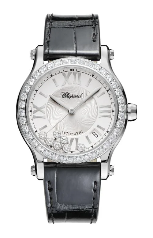 Happy Sport 36Mm, Automatico, Acciaio Inox, Diamanti