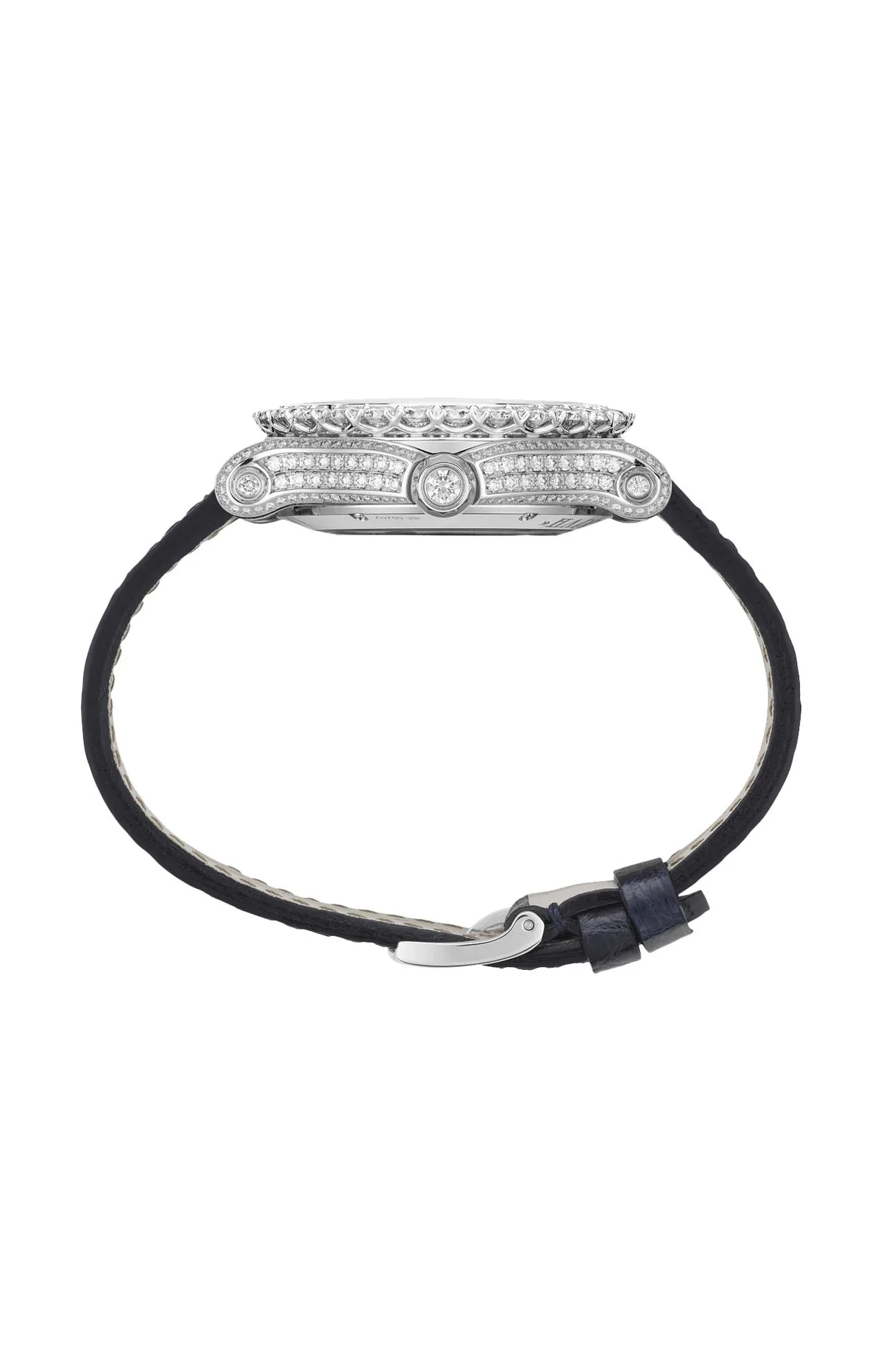 Happy Sport Joaillerie 36 Mm, Automatico, Oro Bianco Etico, Diamanti 3