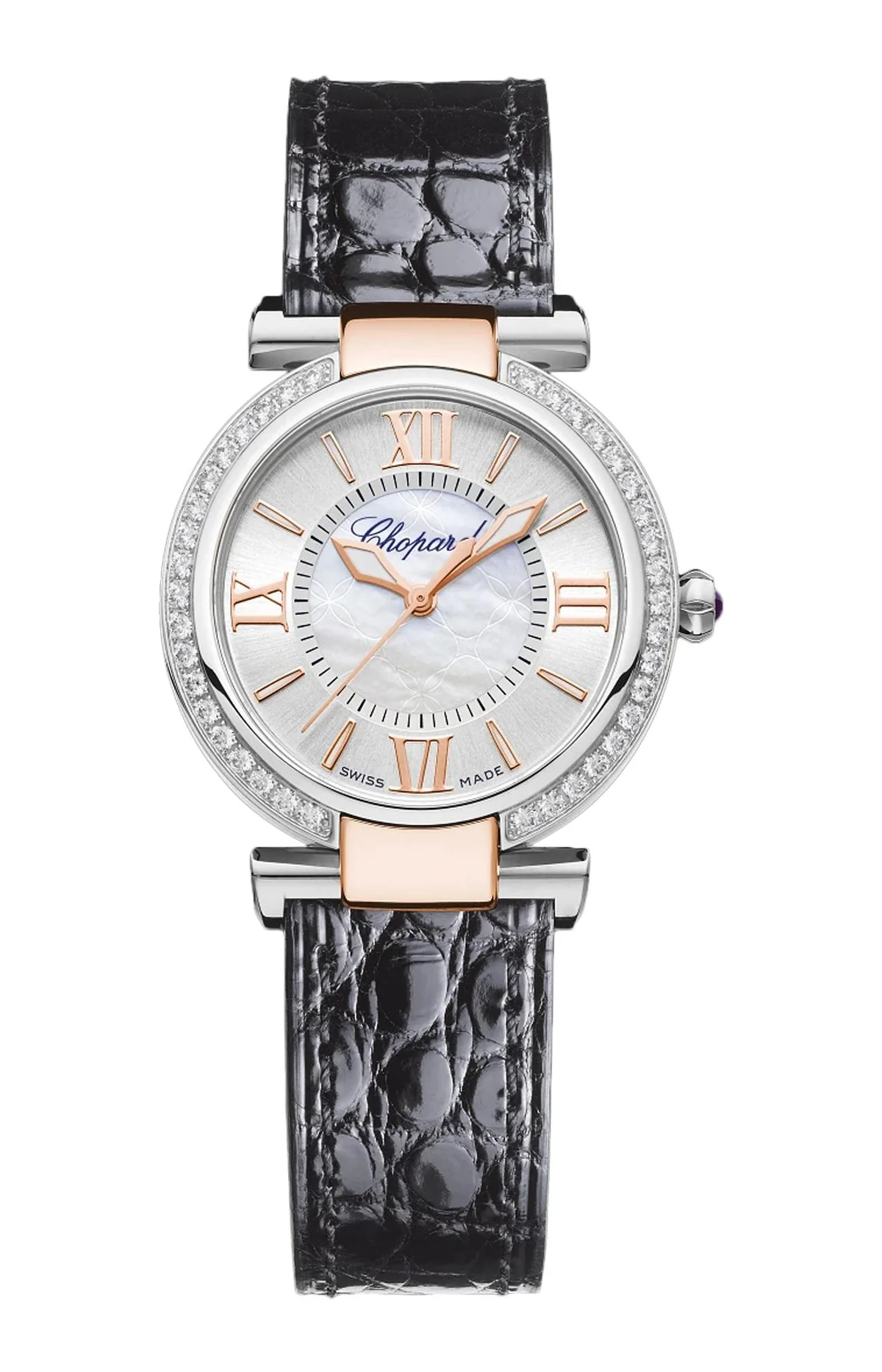 Imperiale 29 Mm, Automatico, Oro Rosa Etico, Lucent Steel™, Diamanti