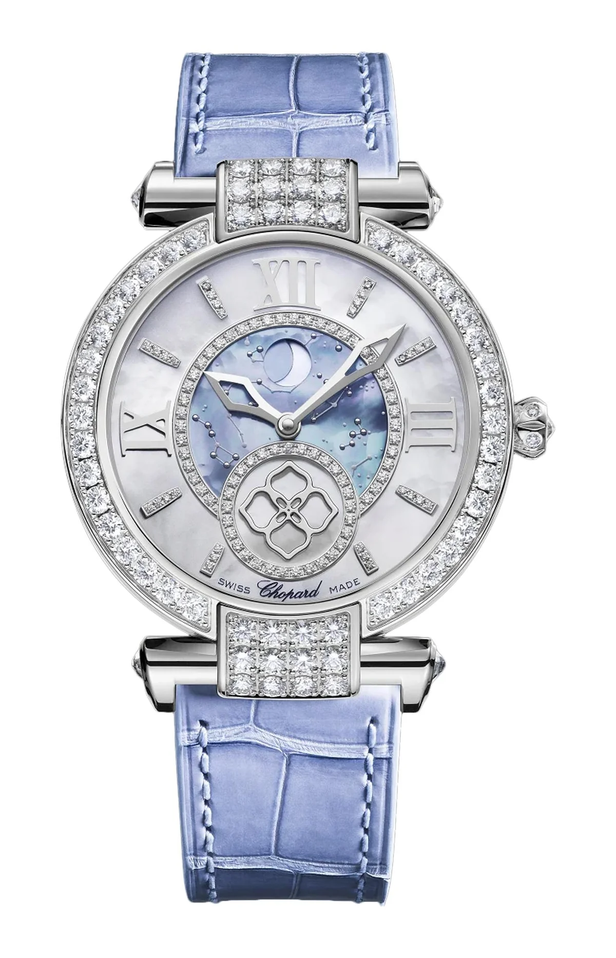 Imperiale 36 Mm, Automatico, Oro Bianco Etico, Diamanti