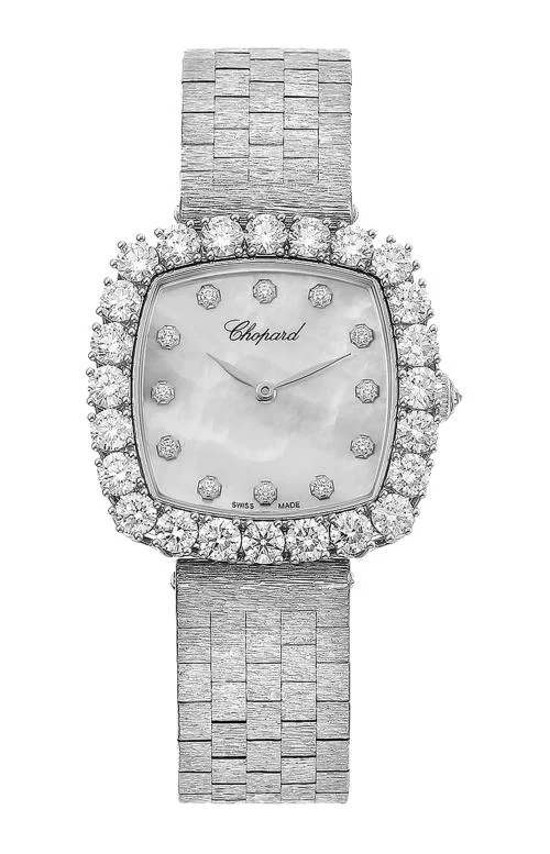 L'Heure Du Diamant 30 Mm, Automatico, Oro Bianco Etico, Diamanti
