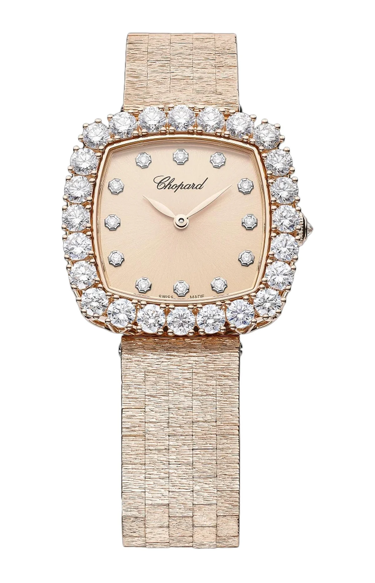 L'Heure Du Diamant 30 Mm, Automatico, Oro Rosa Etico, Diamanti