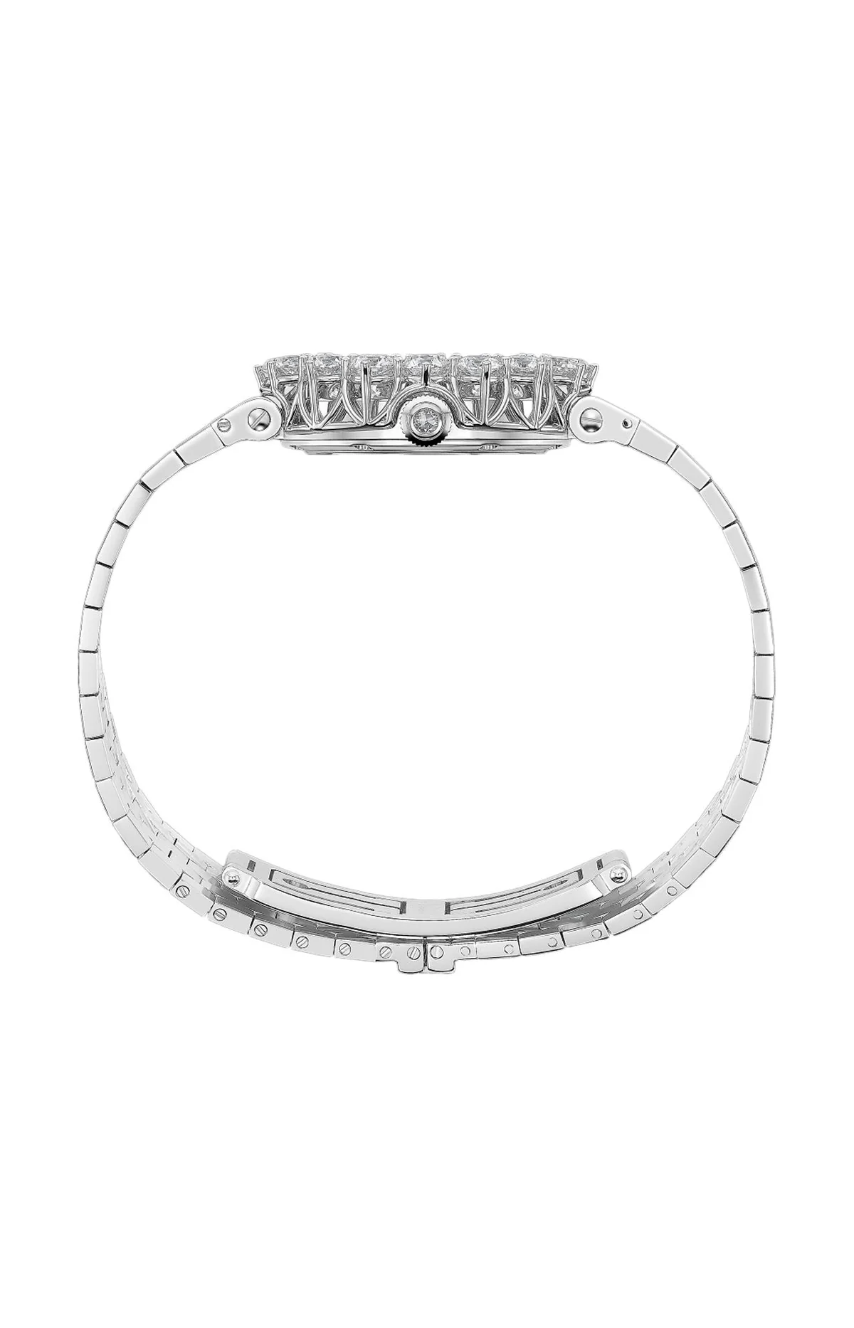 L'Heure Du Diamant 30 X 27 Mm, Manuale, Oro Etico Bianco, Diamanti 3