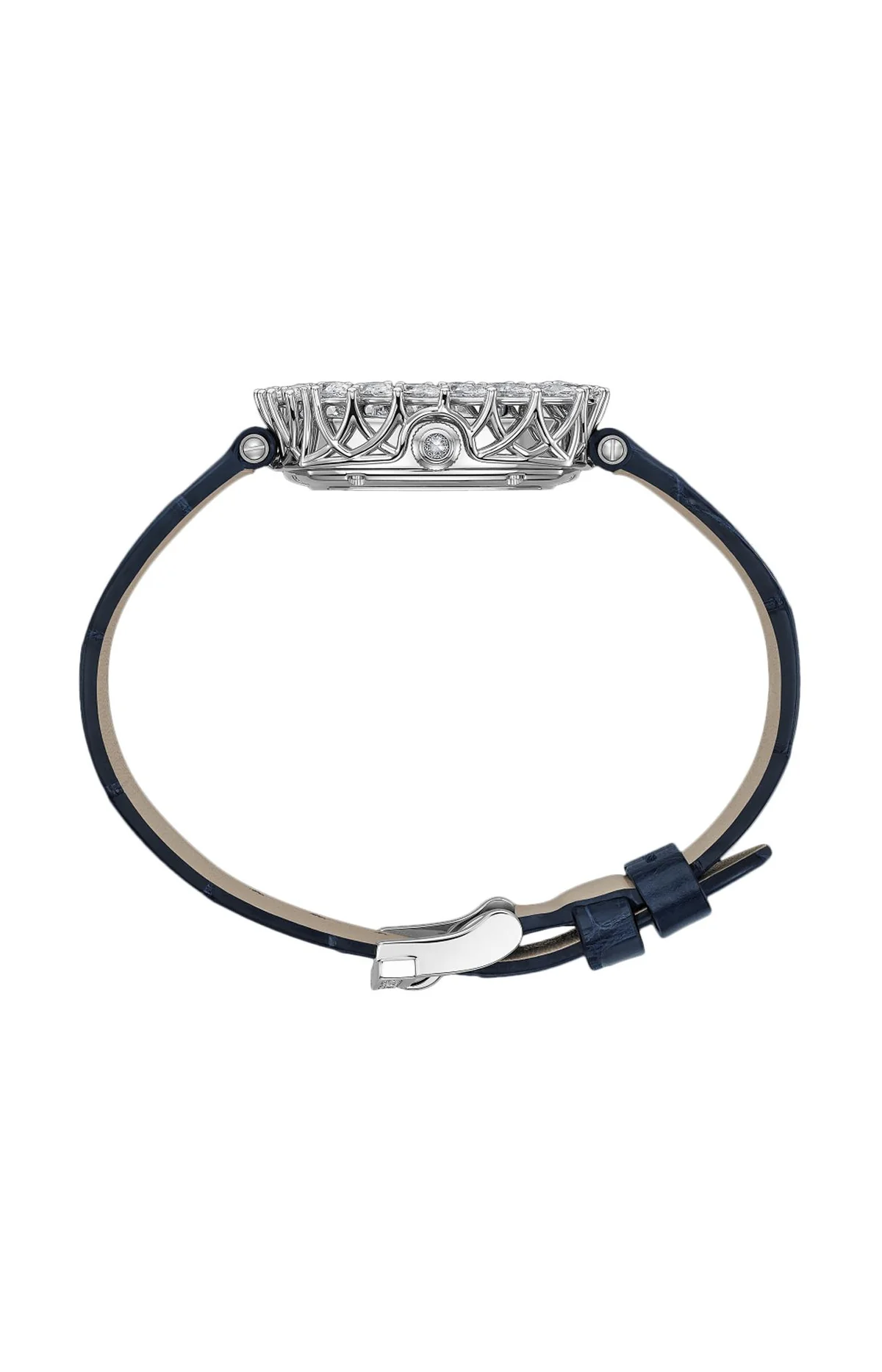 L'Heure Du Diamant 33 Mm, Automatico, Oro Bianco Etico, Diamanti 3
