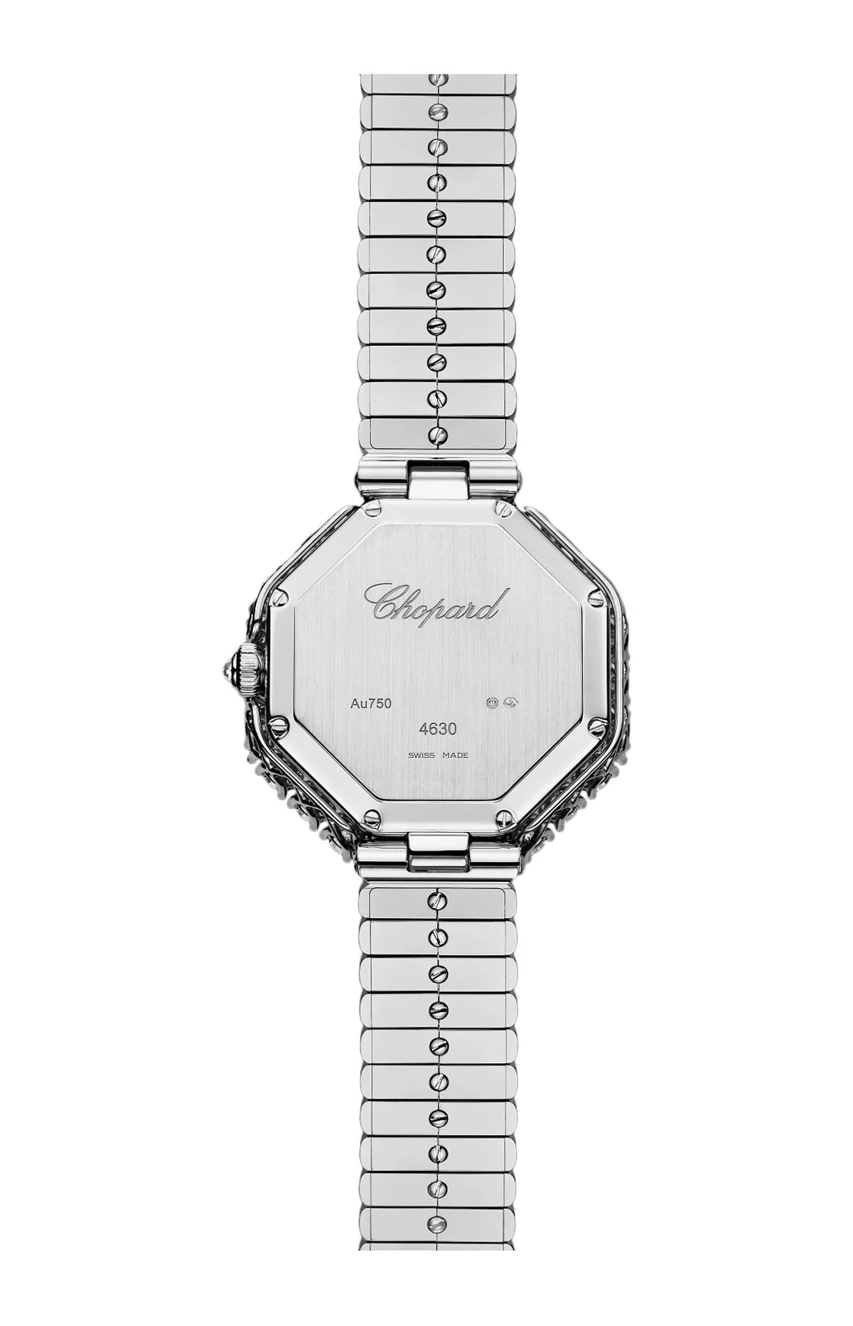 L'Heure Du Diamant Octagonal 32 X 32 Mm, Automatico, Oro Etico Bianco, Diamanti 2