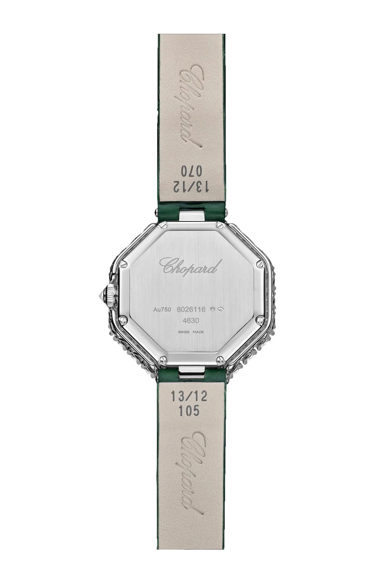 L'Heure Du Diamant Octagonal 32 X 32 Mm, Automatico, Oro Etico Bianco, Diamanti 2
