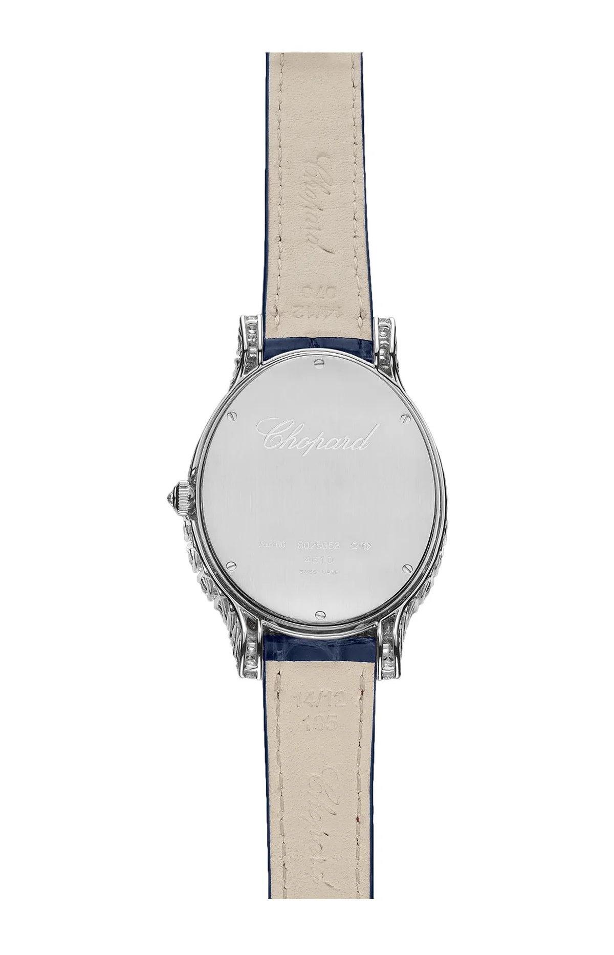 L'Heure Du Diamant Oval 40 X 34 Mm, Manuale, Oro Etico Bianco, Diamanti 2