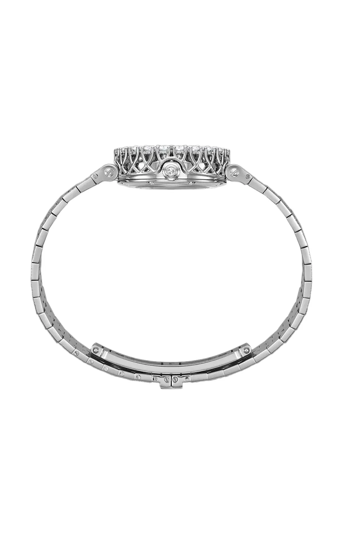 L'Heure Du Diamant Round 26 Mm, Manuale, Oro Bianco Etico, Diamanti 3