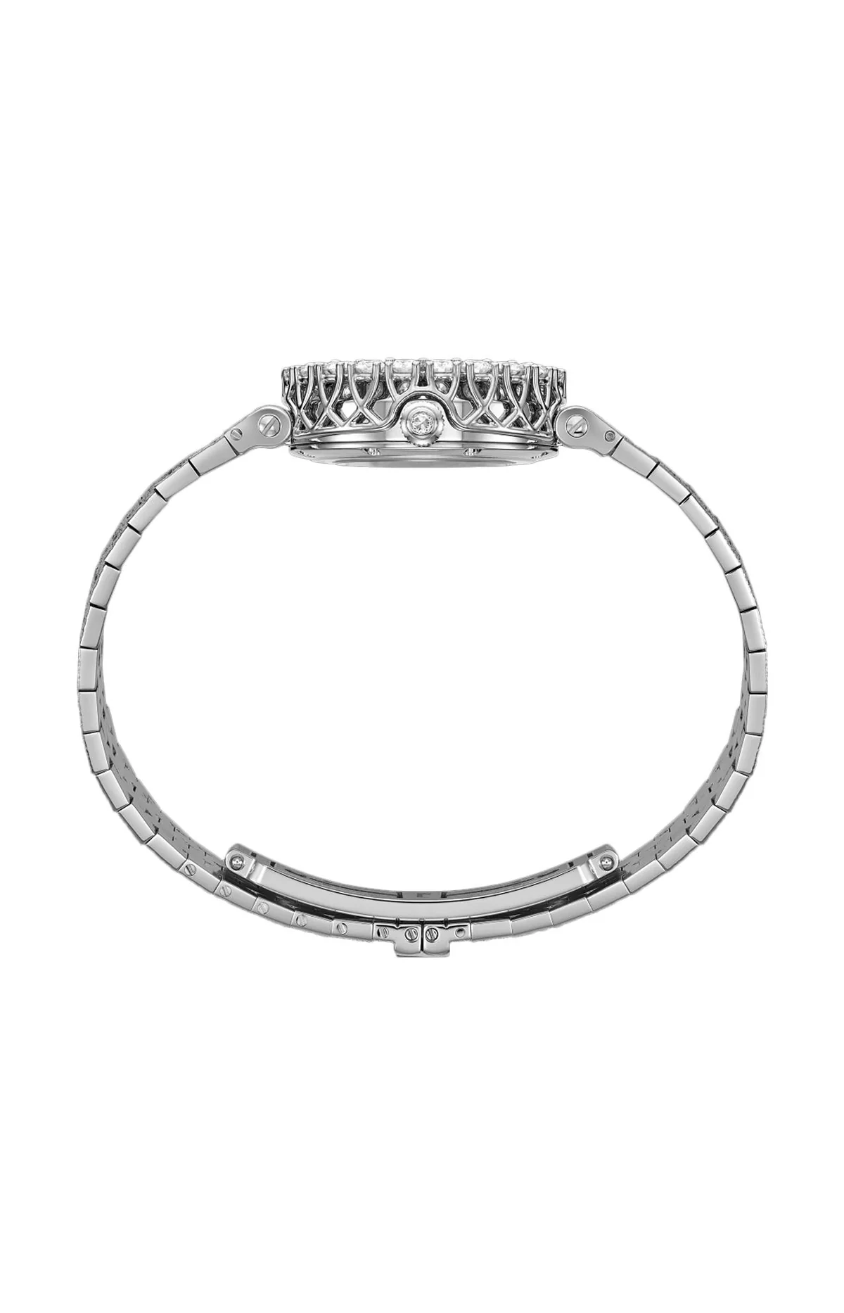 L'Heure Du Diamant Round 26 Mm, Manuale, Oro Etico Bianco, Diamanti 3