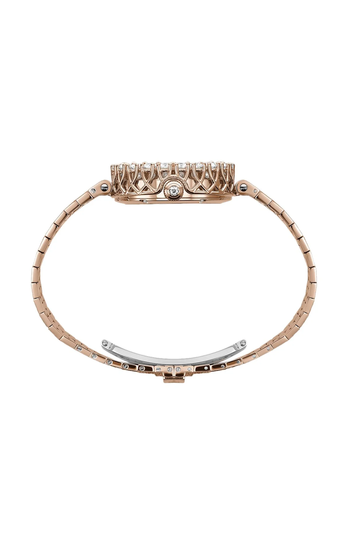 L'Heure Du Diamant Round 26 Mm, Manuale, Oro Rosa Etico, Diamanti 3