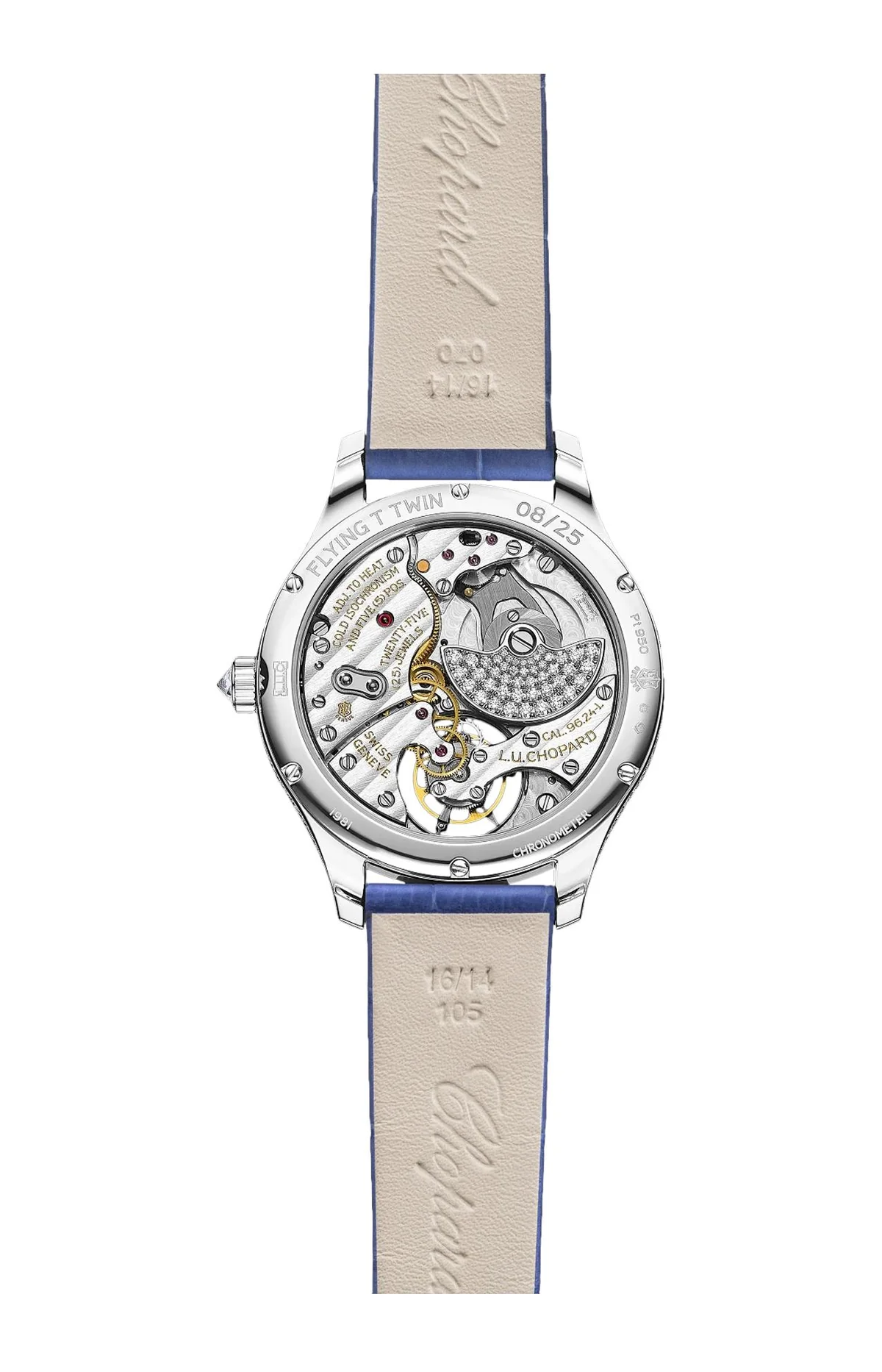 L.U.C Flying T Twin 35 Mm, Automatico, Platino, Diamanti - Limited Edition 2