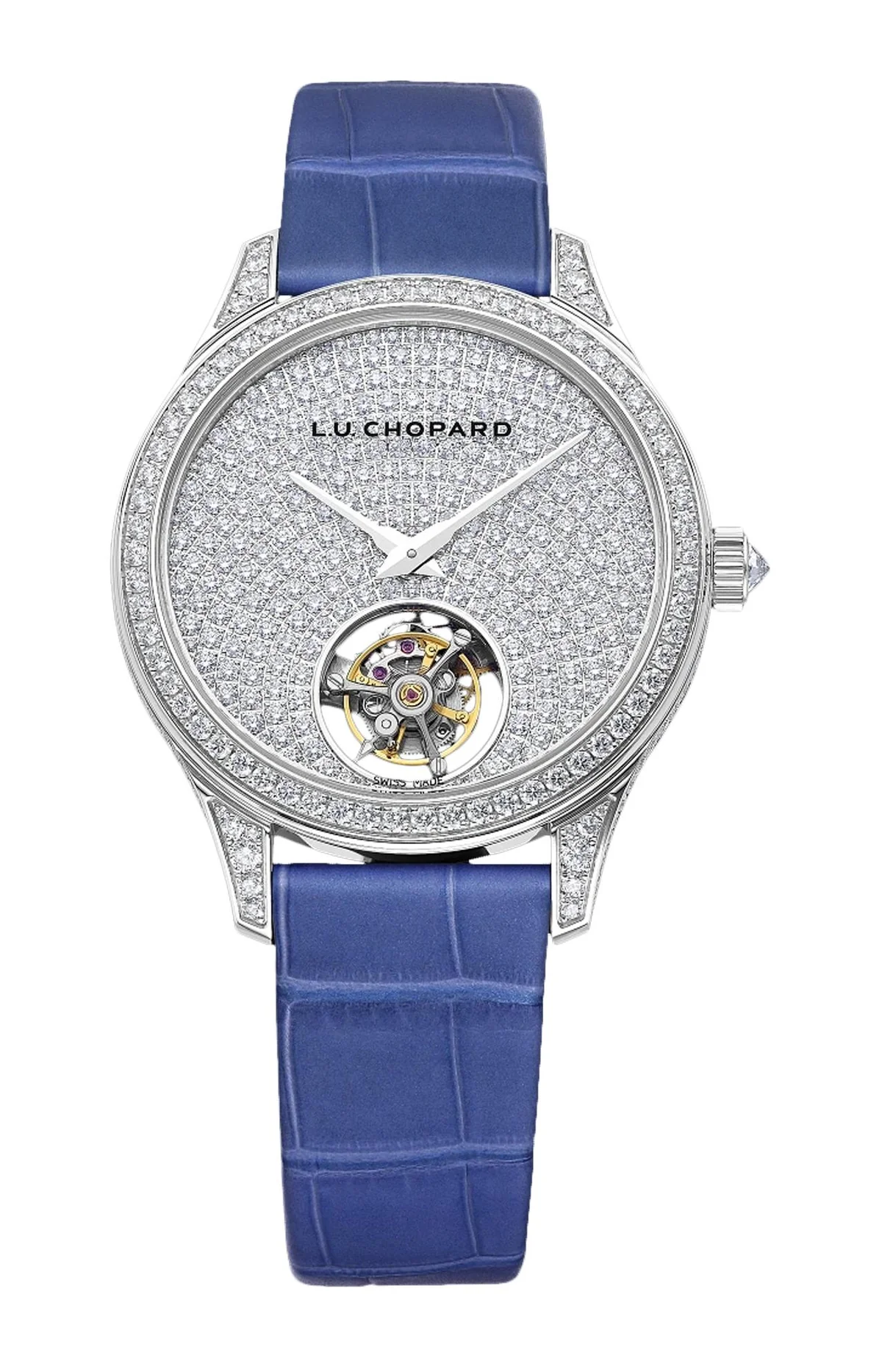 L.U.C Flying T Twin 35 Mm, Automatico, Platino, Diamanti - Limited Edition