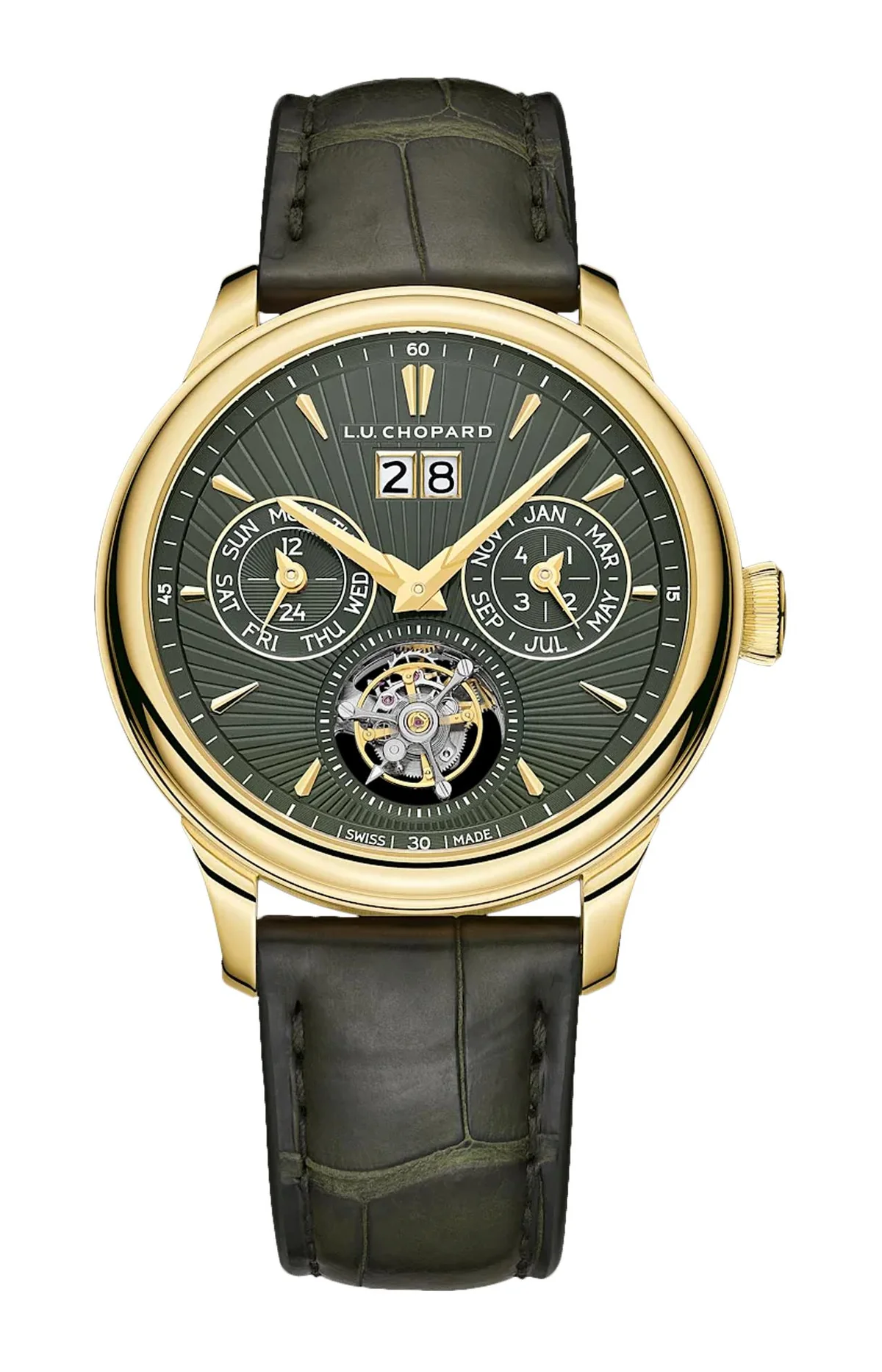 L.U.C Flying T Twin Perpetual 40,5 Mm, Automatico, Oro Giallo Etico