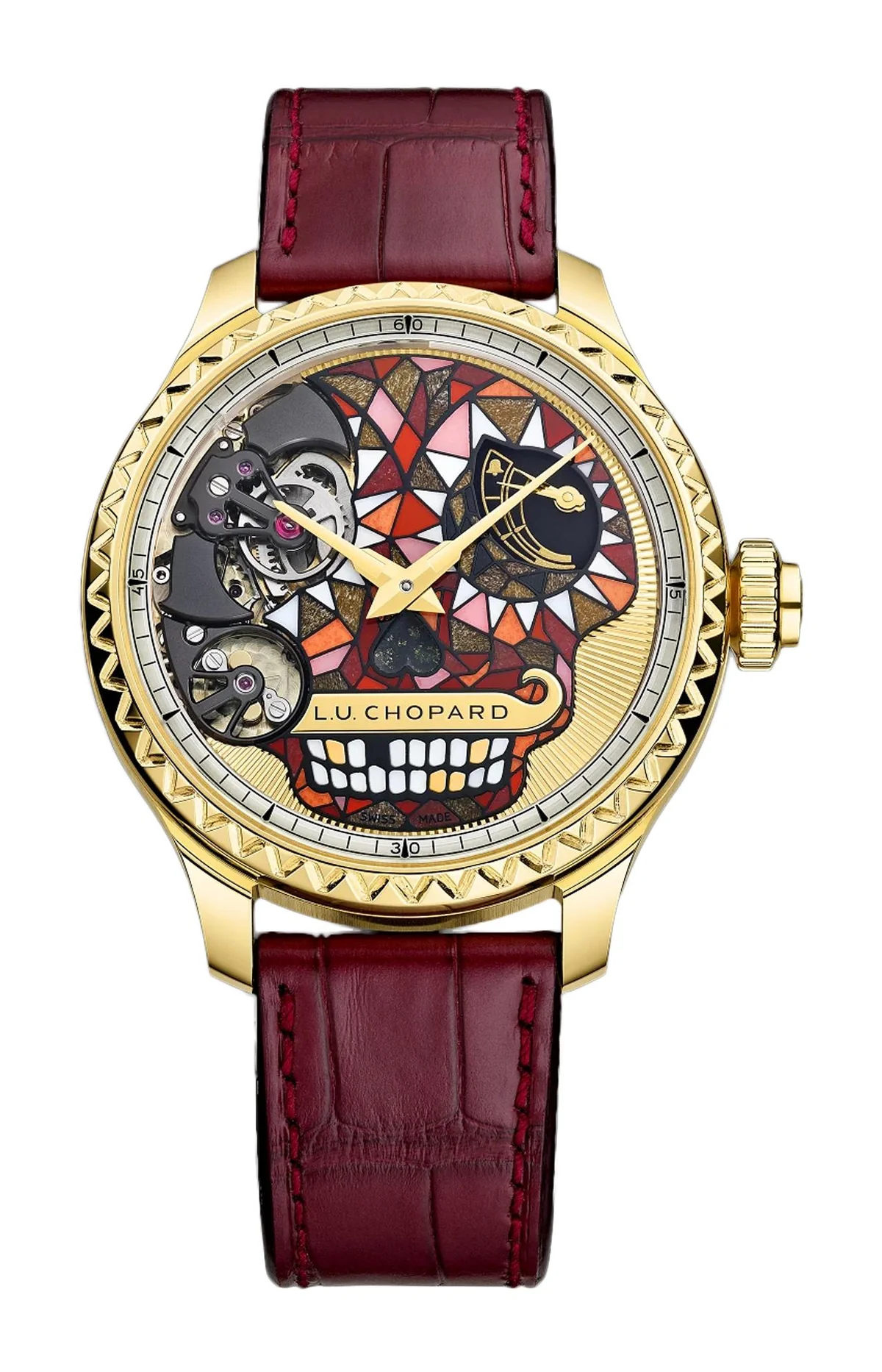 L.U.C Full Strike 'Día De Los Muertos' 42,5 Mm, Manuale, Oro Etico Giallo - Limited Edition