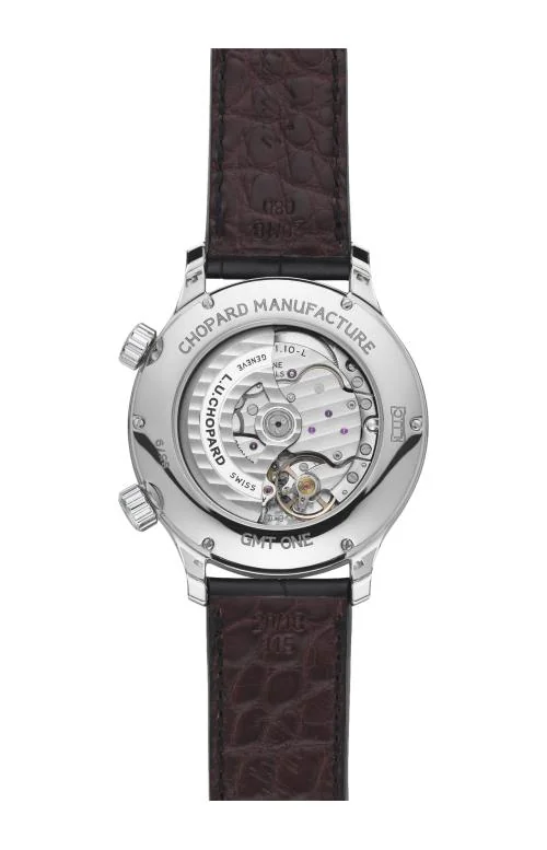 L.U.C GMT One 42 Mm, Automatico Acciaio Inox 2