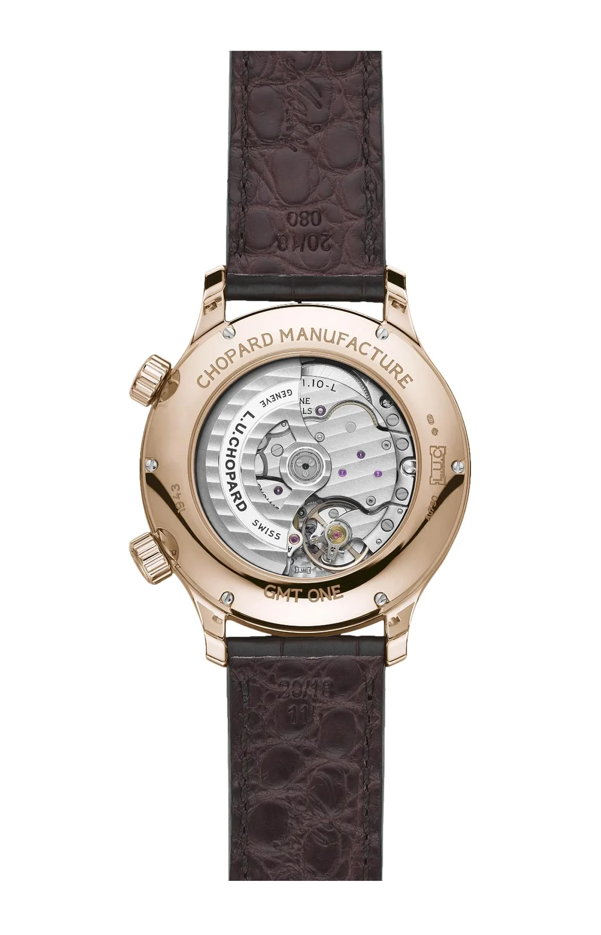 L.U.C GMT One 42 Mm, Automatico, Oro Rosa Etico 2